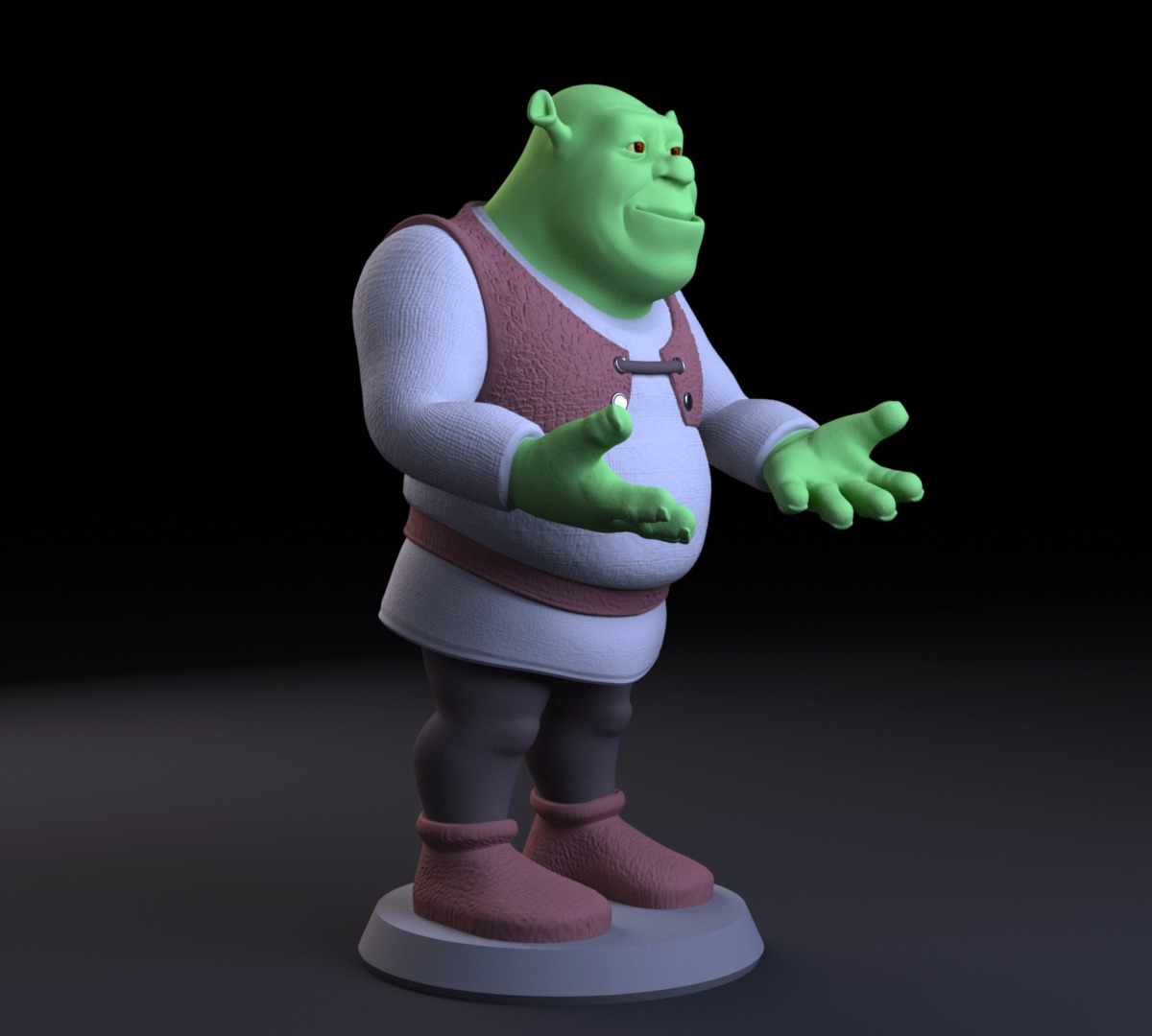 Shrek - Green Monster 3D print model_1