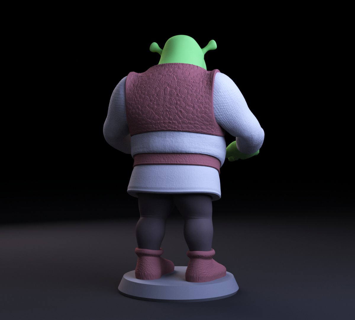 Shrek - Green Monster 3D print model_2