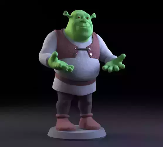 Shrek - Green Monster 3D print model