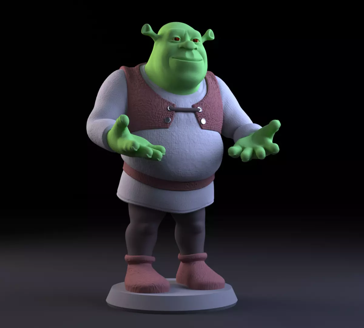 Shrek - Green Monster 3D print model_0