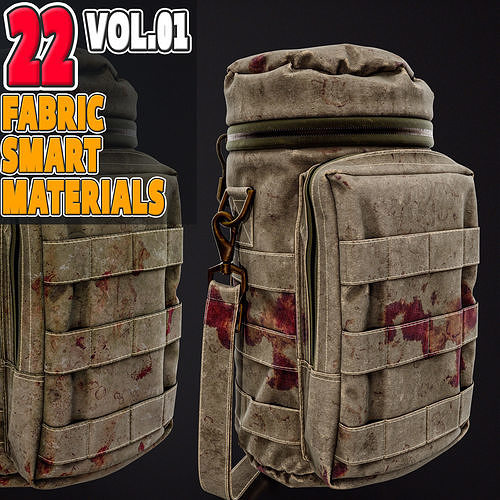 22 Fabric Smart Materials Vol01 3D model