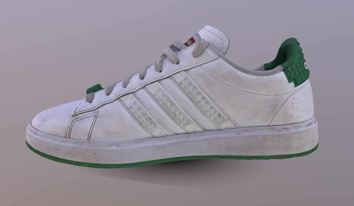 used adidas lego 3D model_8