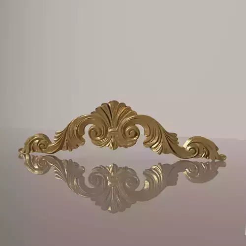 Decorative molding ornament 3D model
