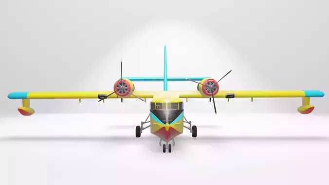 Canada Air CL 215 model fire fighting aircraft