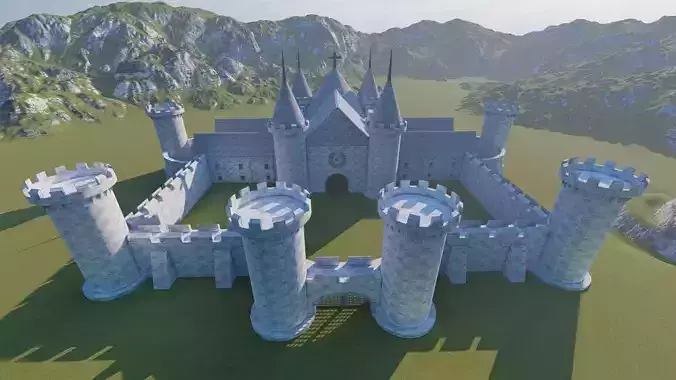 Medieval Castle 3D model