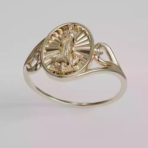 guadalupe medal ring