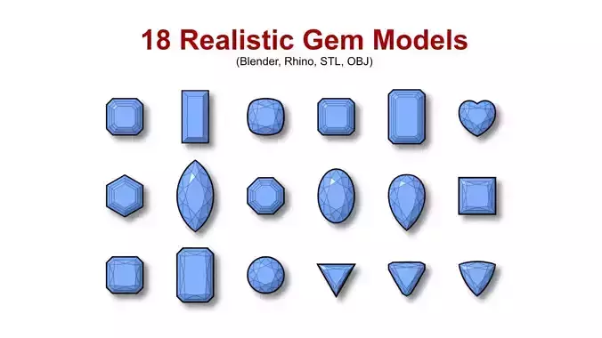 Realistic Gem Pack