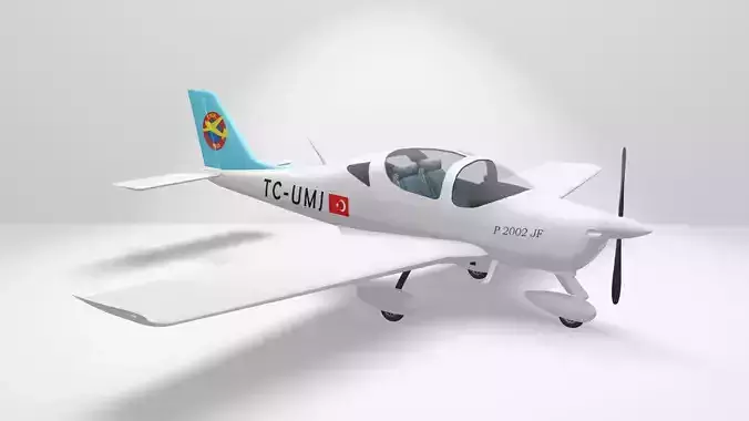 Tecnam P2002 JF model aircraft 3D model