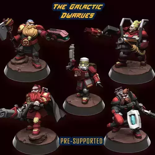 Heavy Assault Squad - Space Dwarf