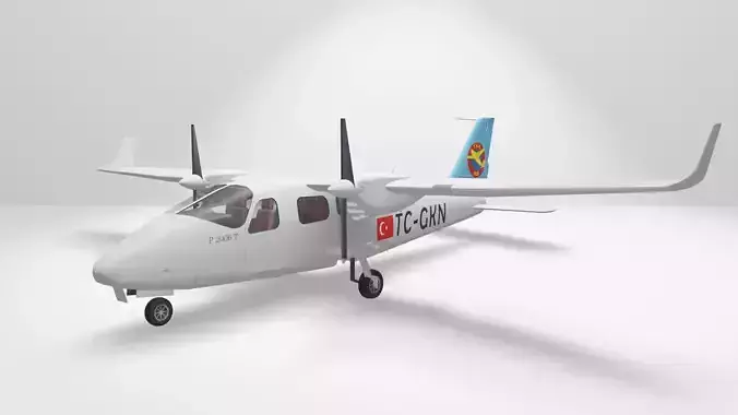 Tecnam P2006T model aircraft
