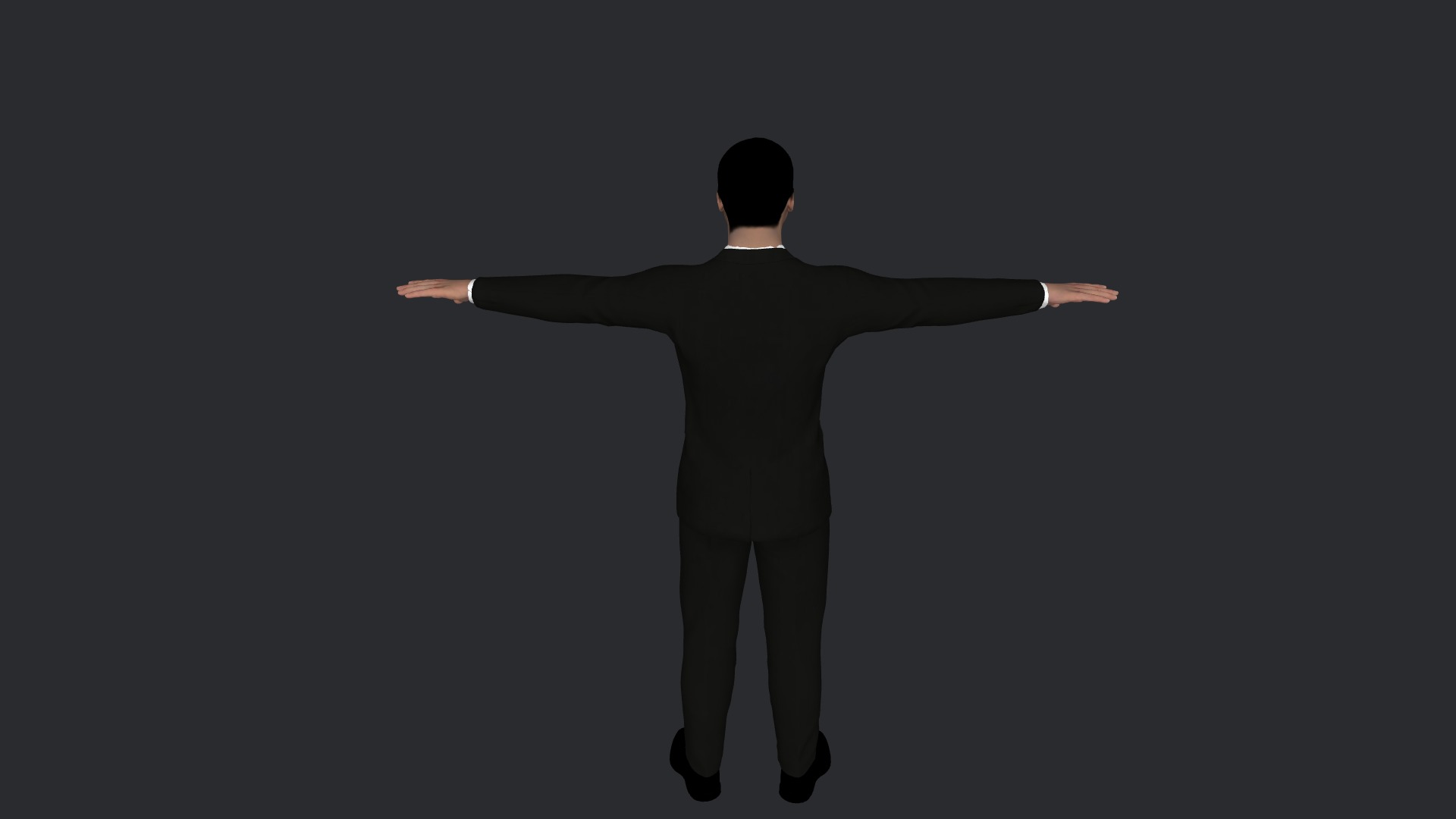 50 Cent Hyper Realistic Full Body Fully Rigged 3D Character Low-poly 3D model_12