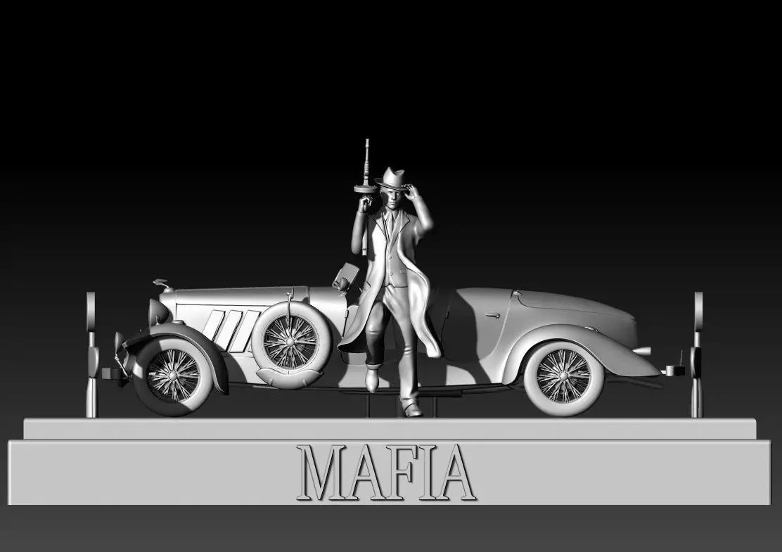 Mafia 3D Printing Model 46x20x25 3D print model