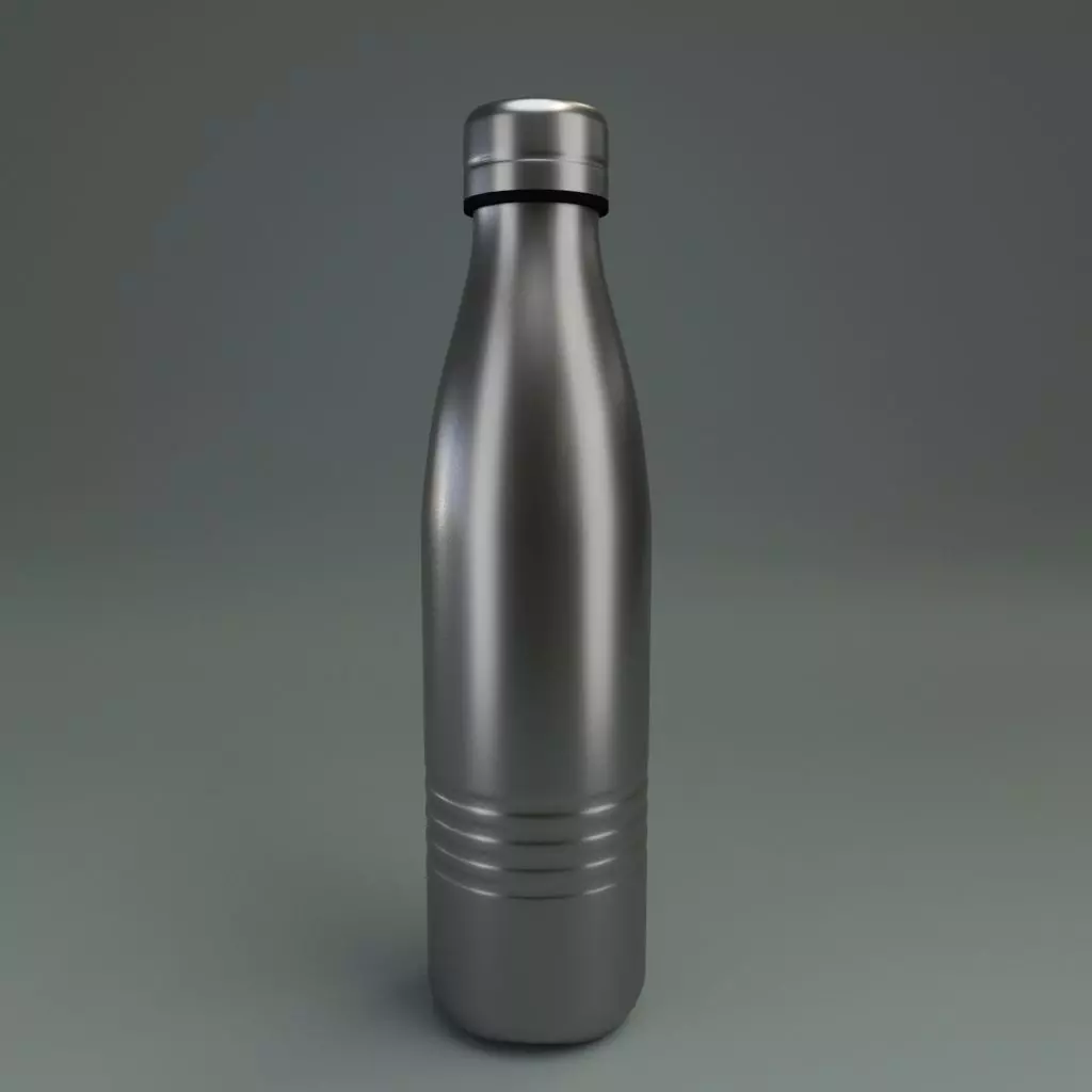 Thermosteel 24 Hours Hot and Cold Water Bottle 3D model_0