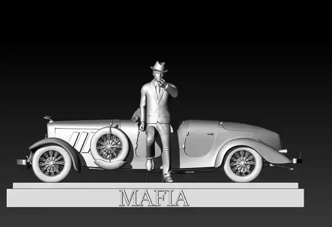 Mafia 3D Printing Model - 30x20x23