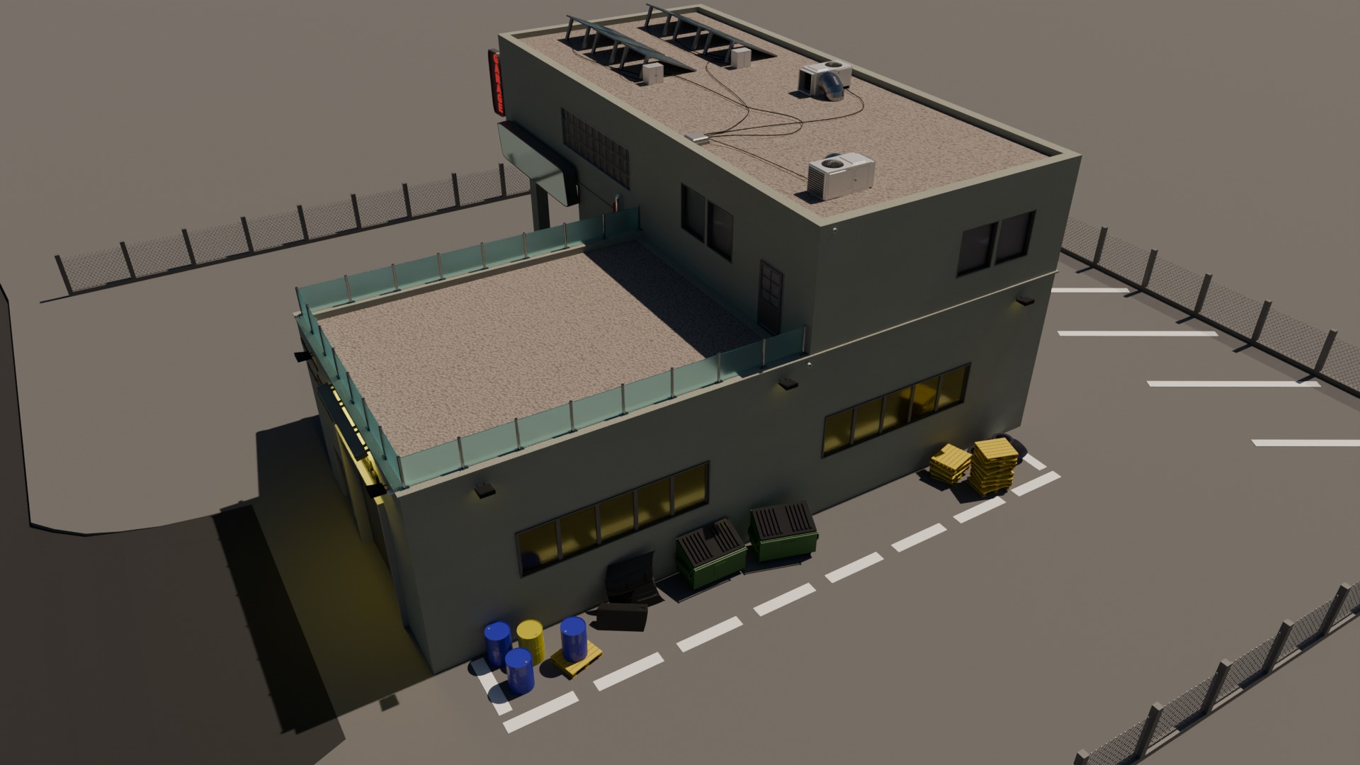 Garage 3D model_6