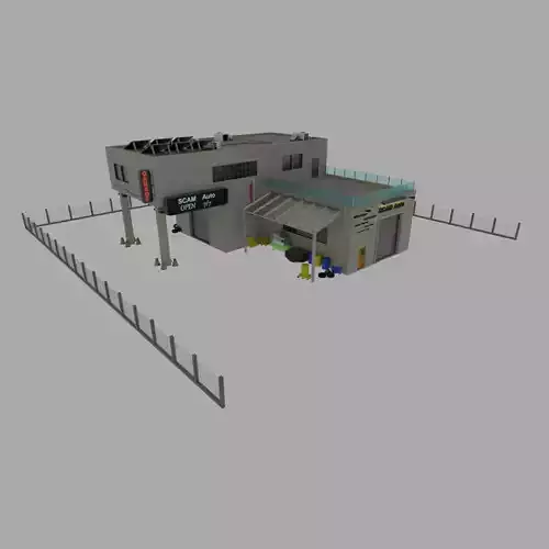 Garage 3D model Garage 3D model