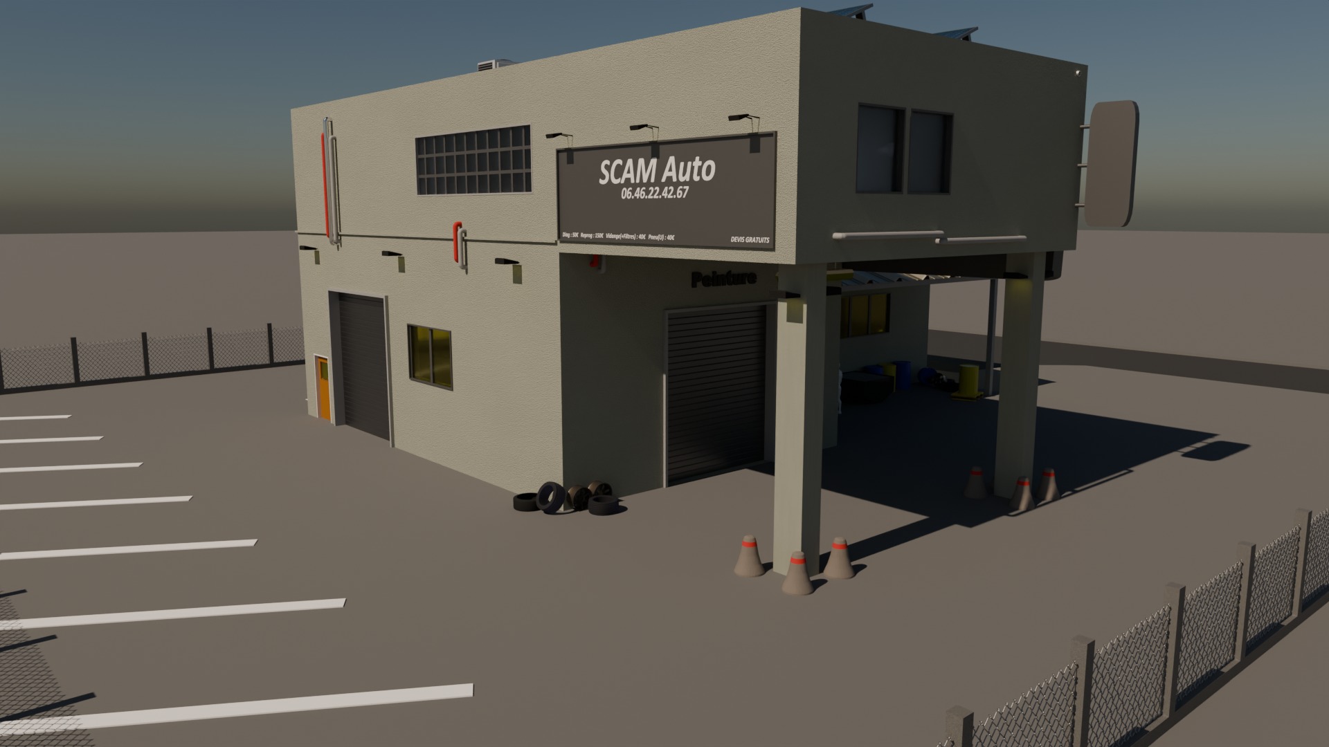 Garage 3D model_3