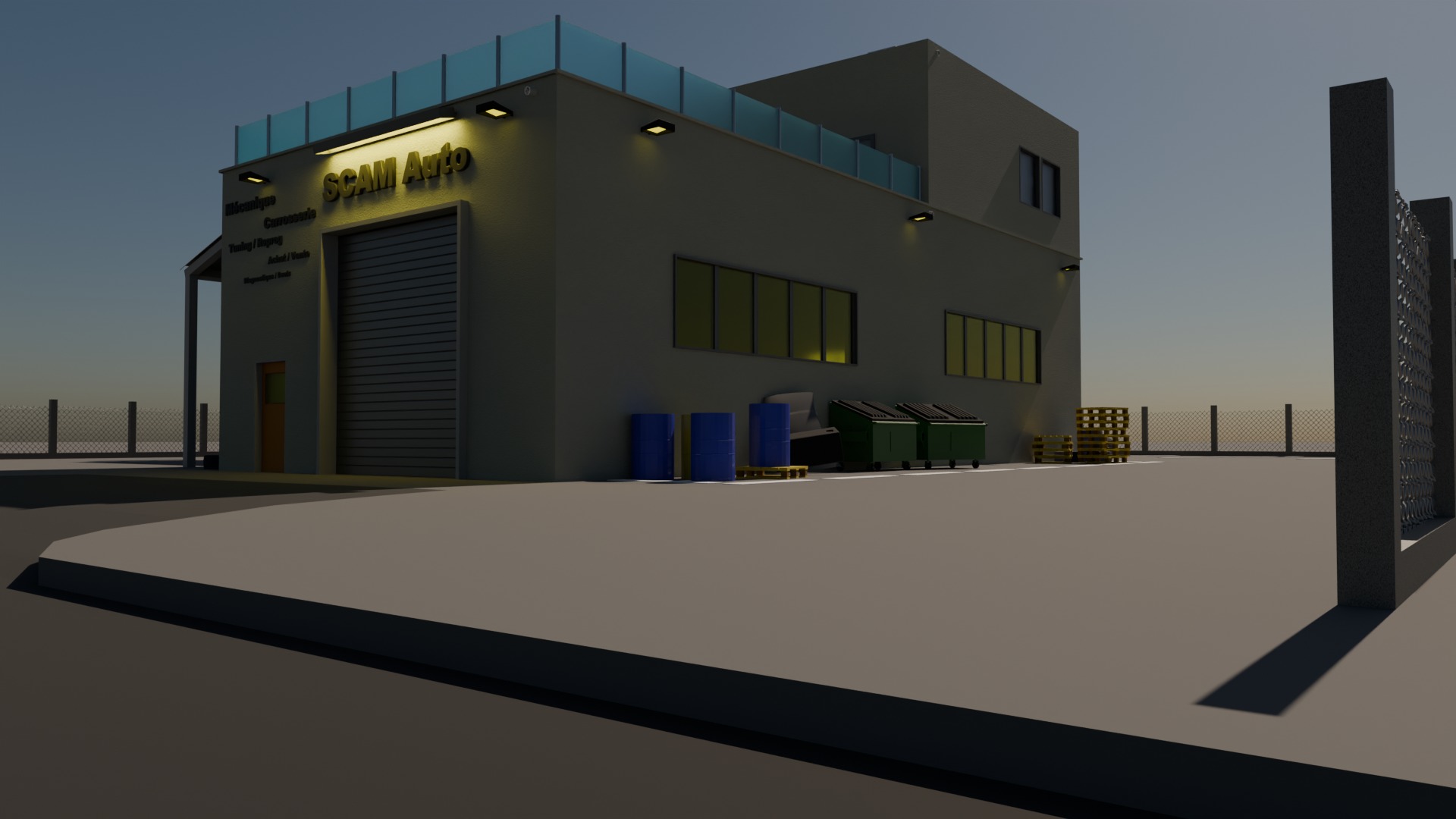 Garage 3D model_5