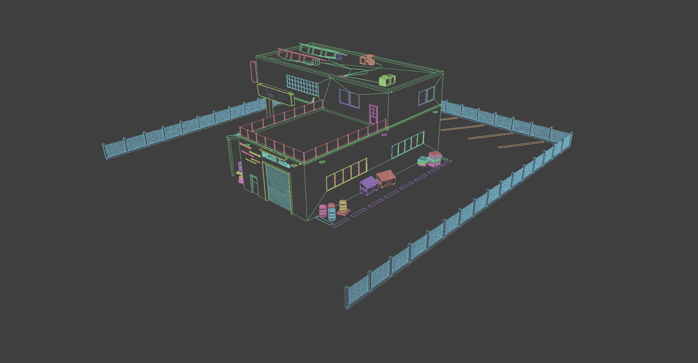Garage 3D model_14