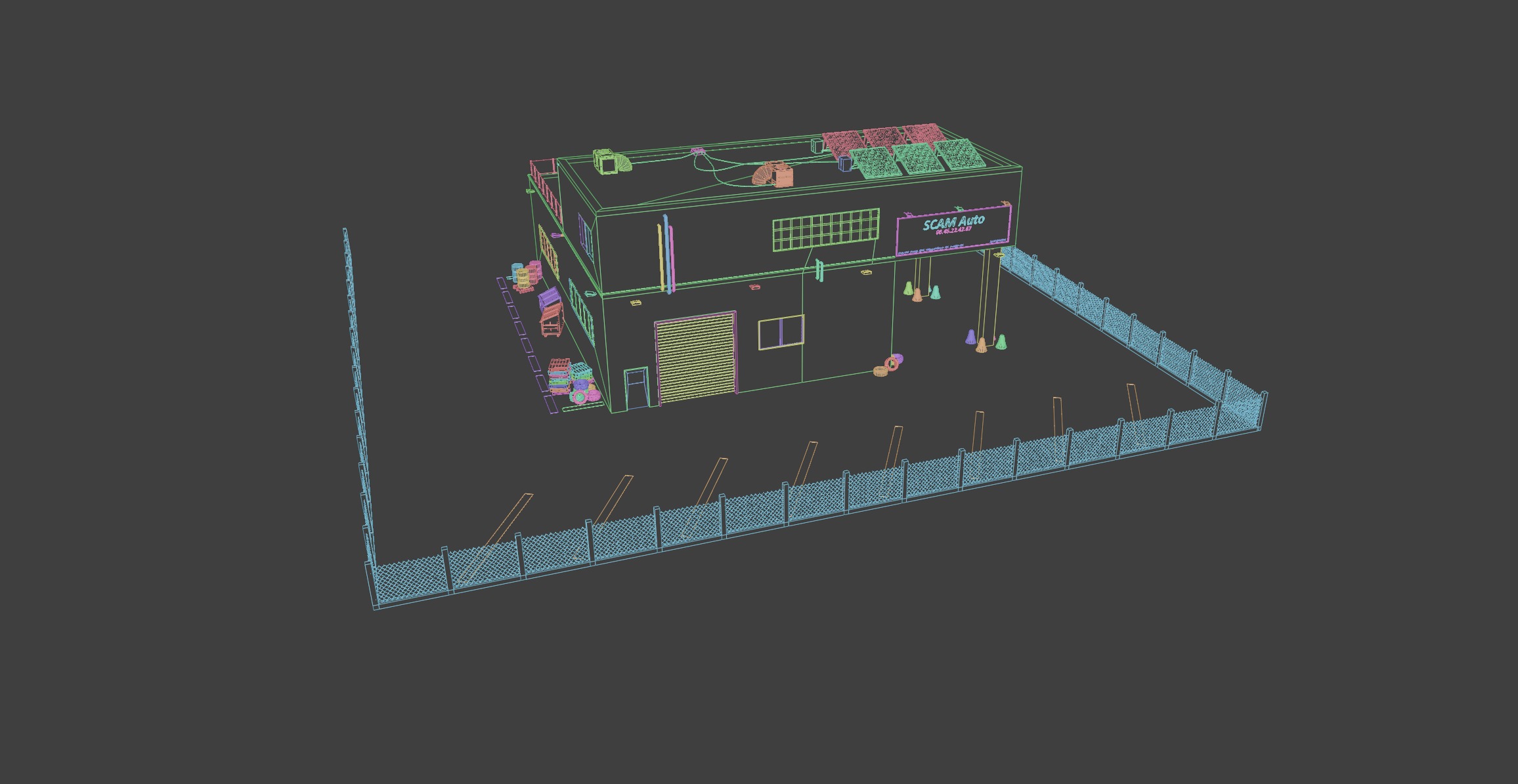 Garage 3D model_16