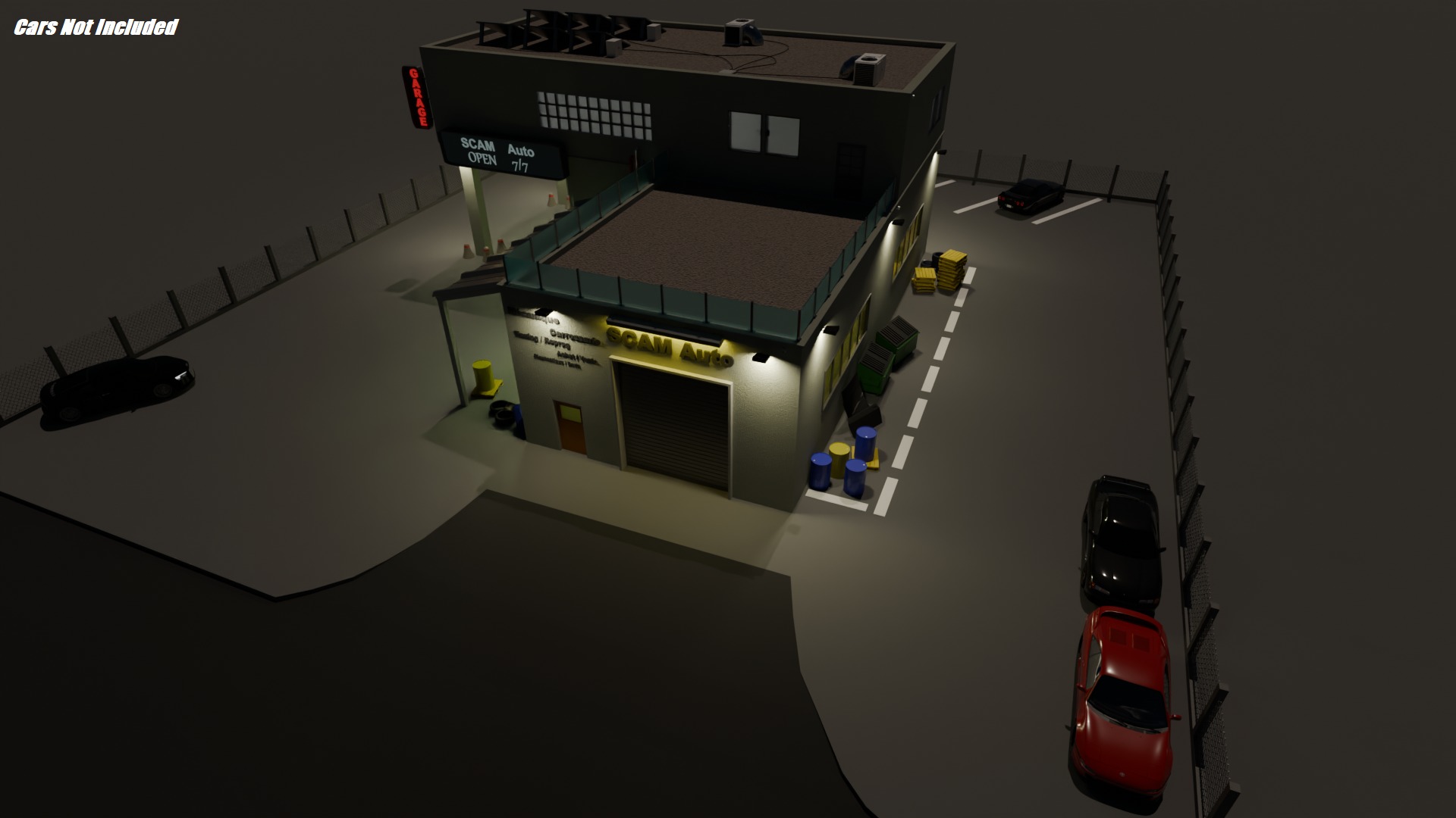 Garage 3D model_12