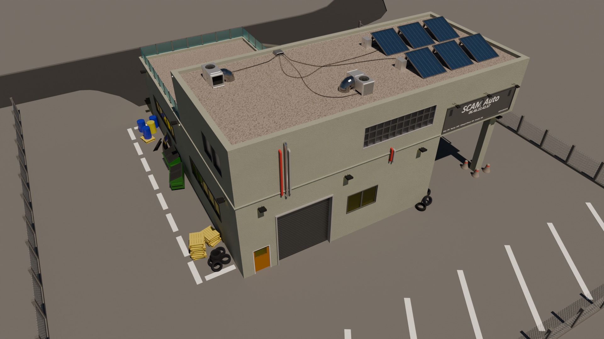 Garage 3D model_2