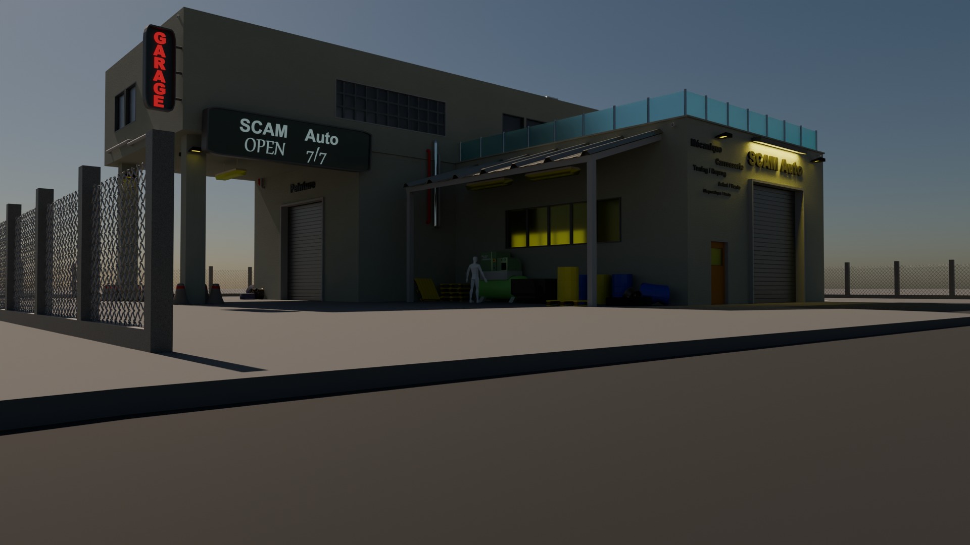 Garage 3D model_4