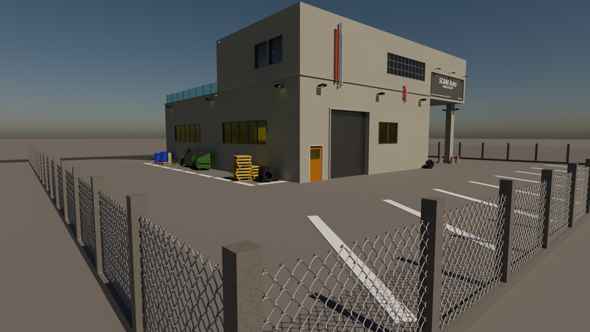 Garage 3D model_1