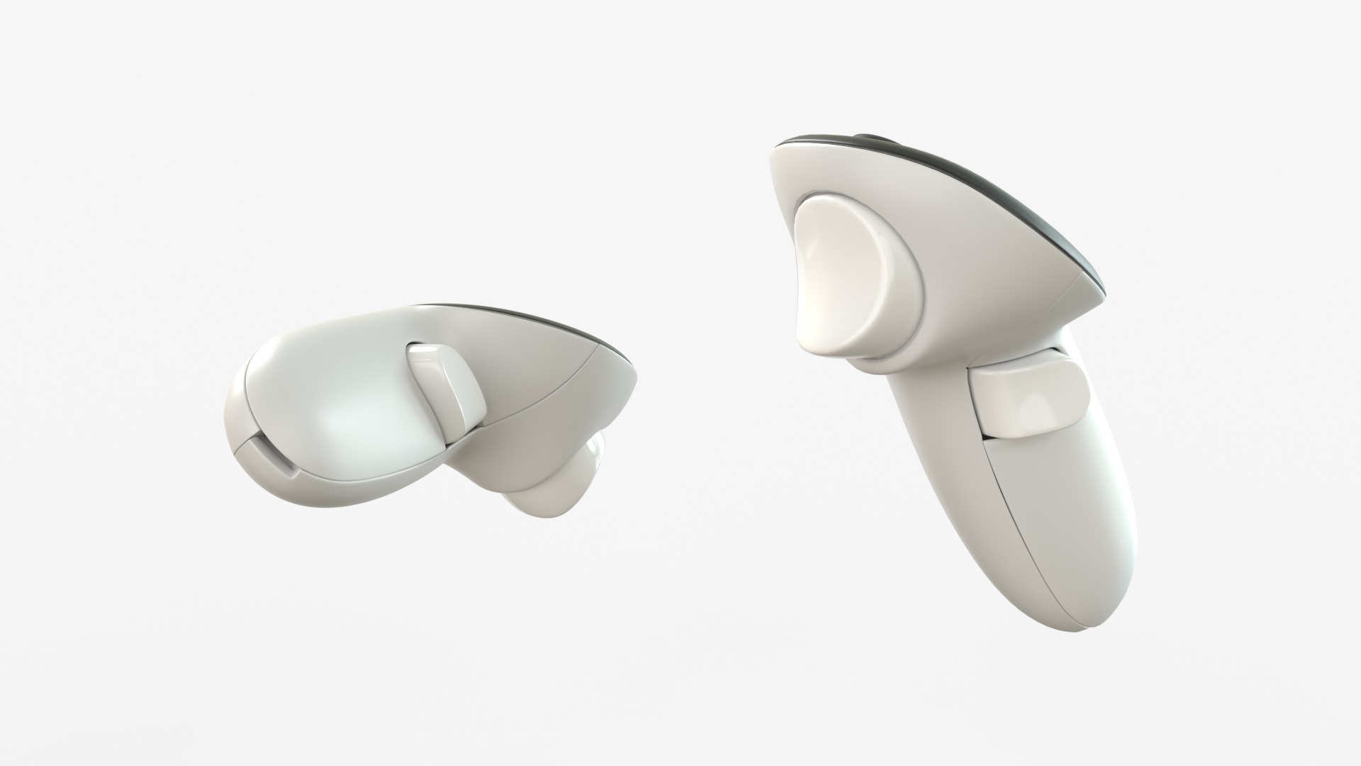 Meta Quest 3s with Meta Touch Plus controllers 3D model_10