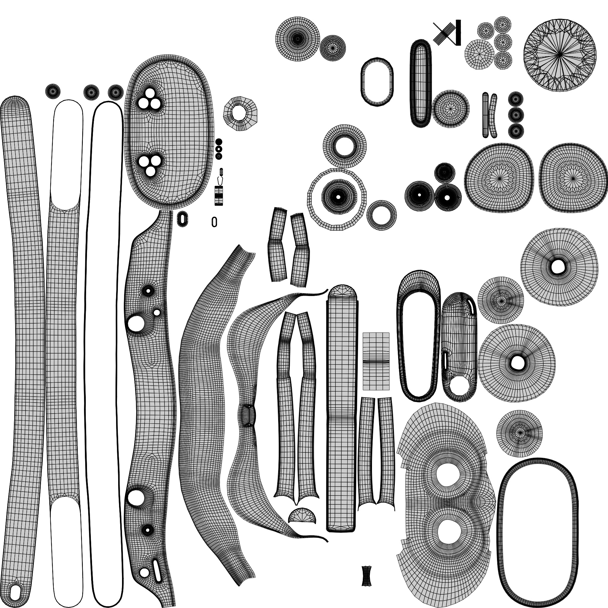 Meta Quest 3s with Meta Touch Plus controllers 3D model_11