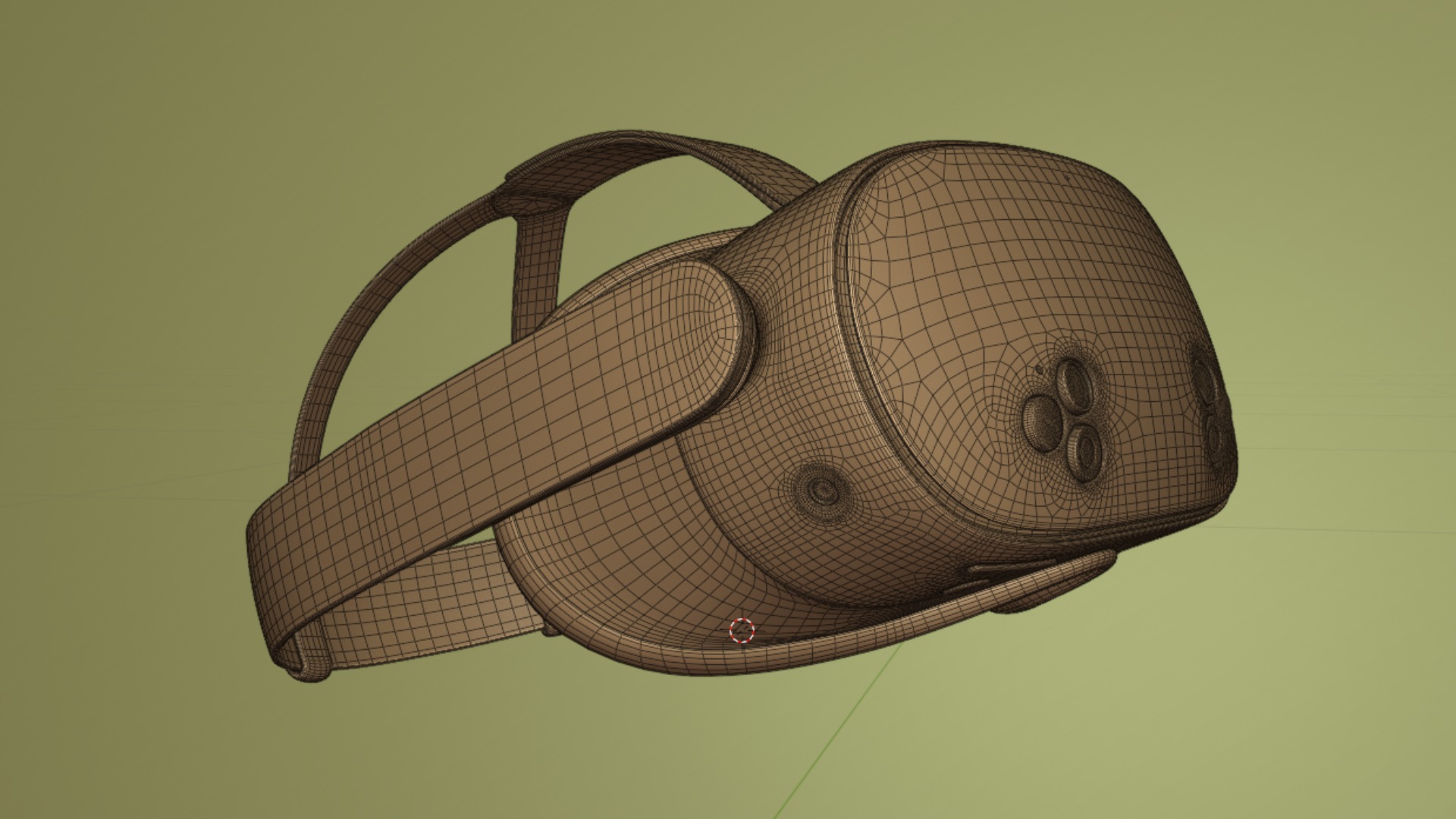 Meta Quest 3s with Meta Touch Plus controllers 3D model_12