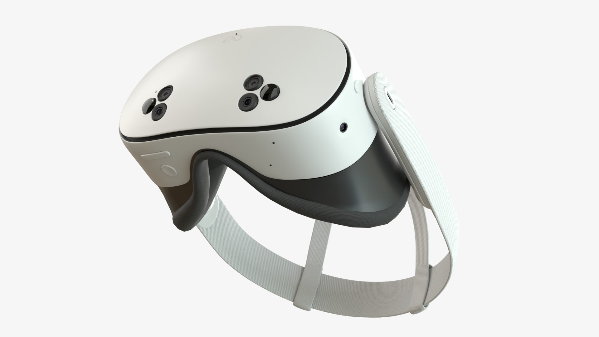 Meta Quest 3s with Meta Touch Plus controllers 3D model_4