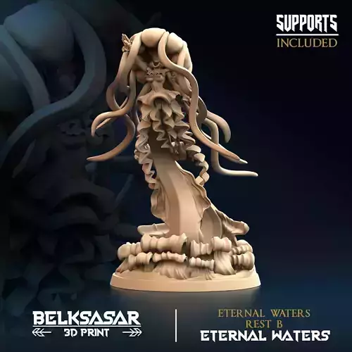 Eternal Waters Rest B Nude 3D print model