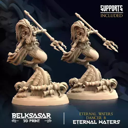 Eternal Waters Dancer B Nude and Topless