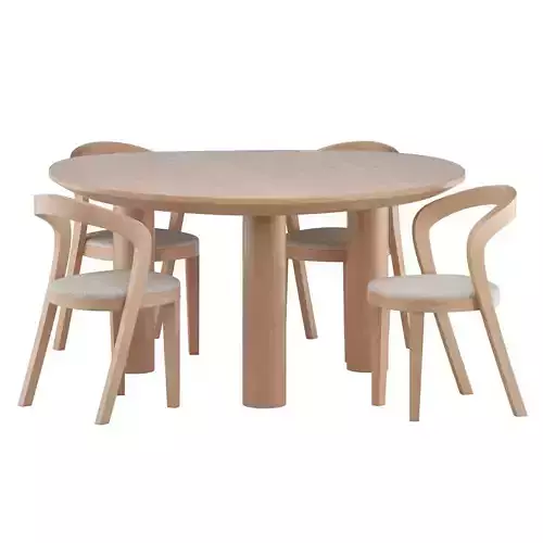 udi chair and Dining Table Lombardo - Dining set 03