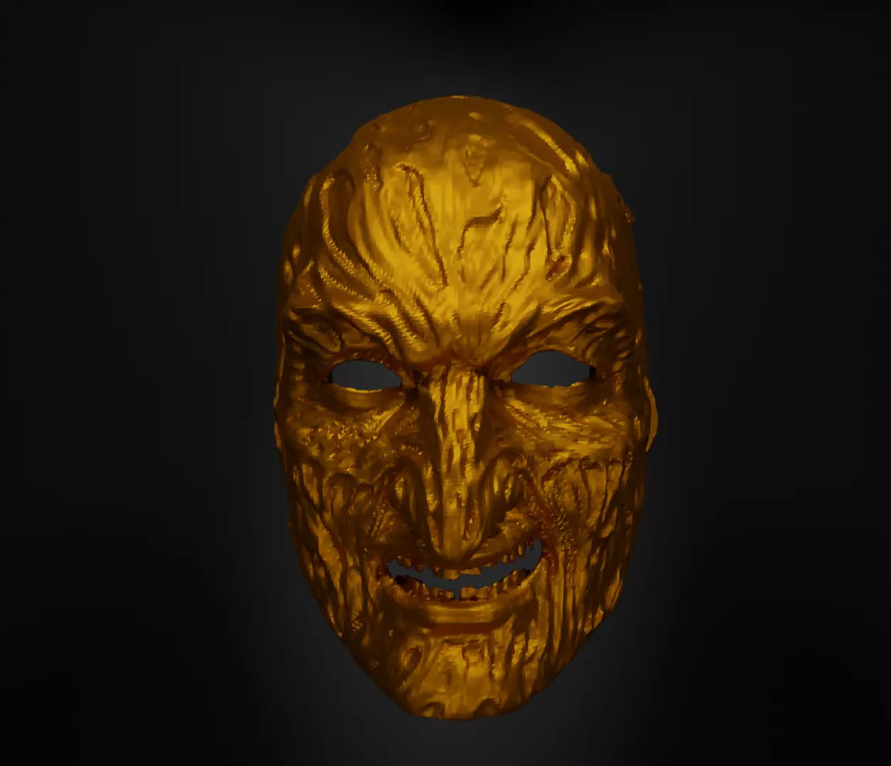 Freddy Scary Mask Horror Freddy Movie Face Mask 3D print model