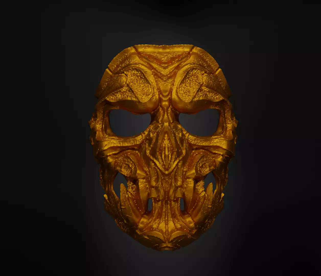 Airsoft Skull Face Mask Skull Prom Helloween Face Mask 3D print model