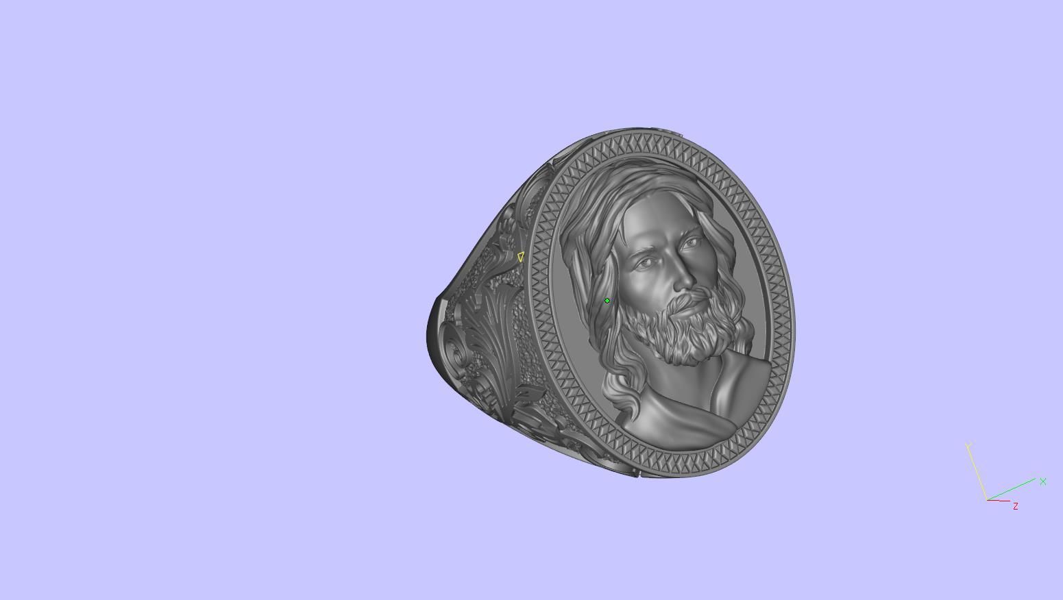 JESUS RING 3D print model_12