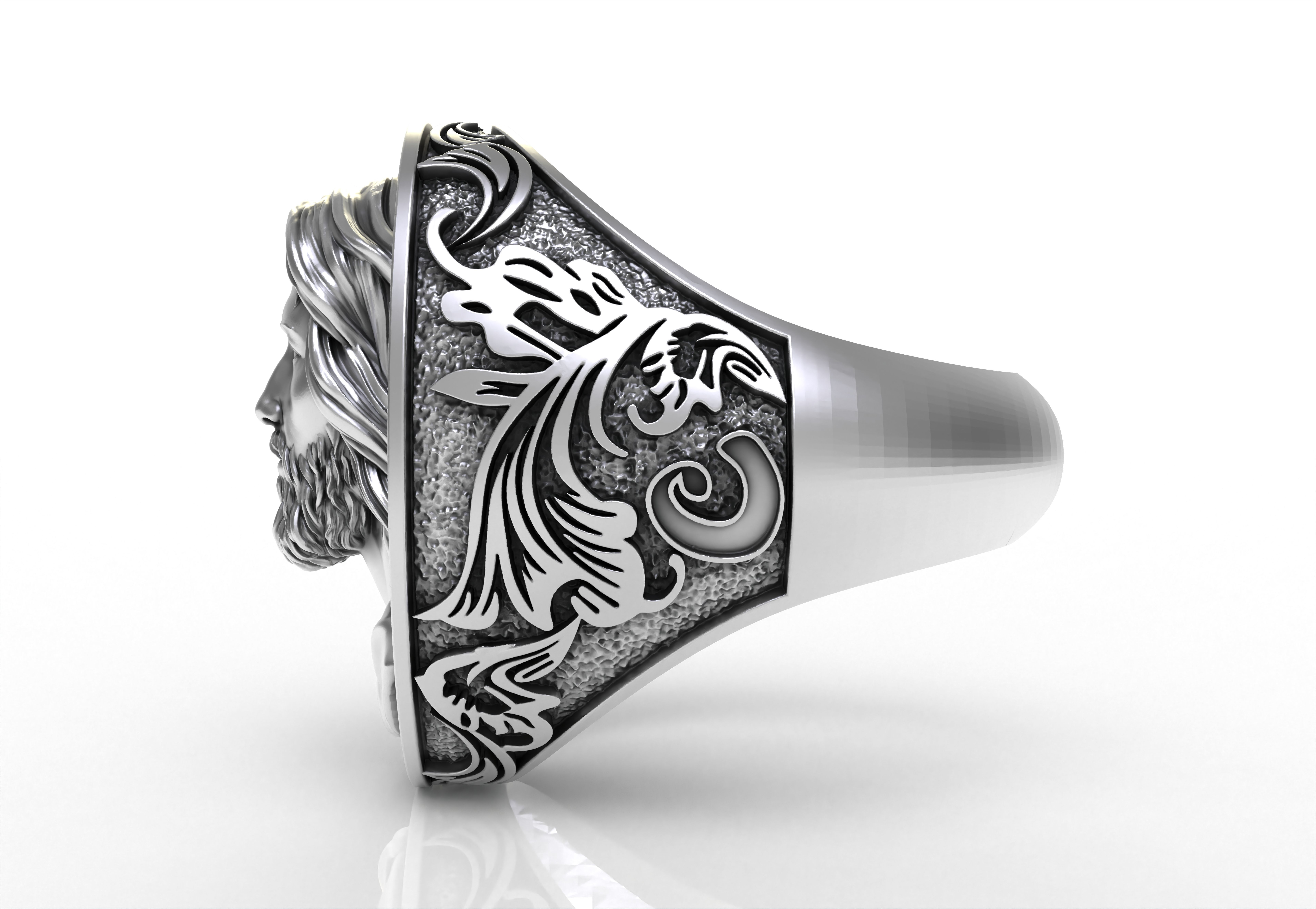 JESUS RING 3D print model_8