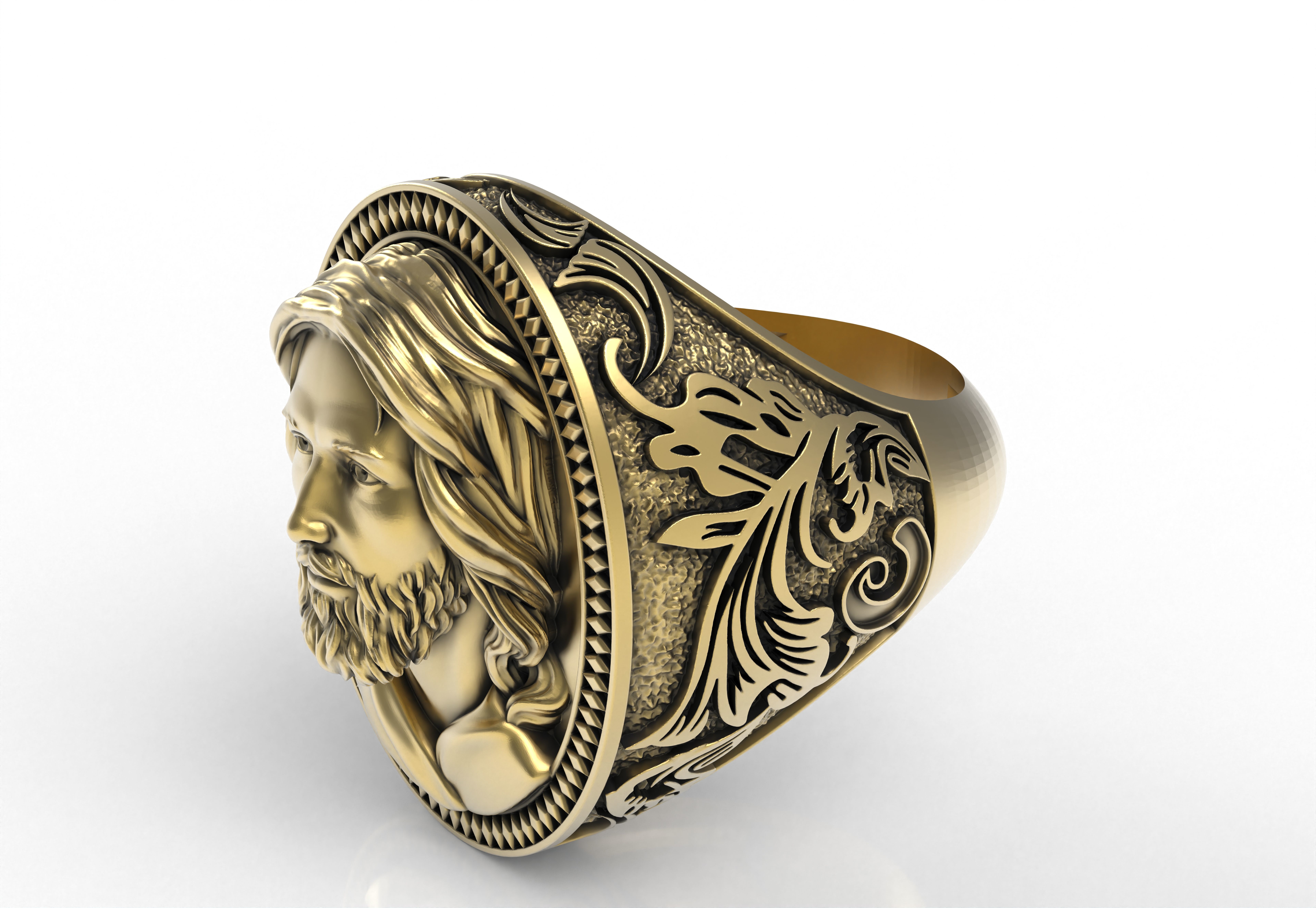 JESUS RING 3D print model_3