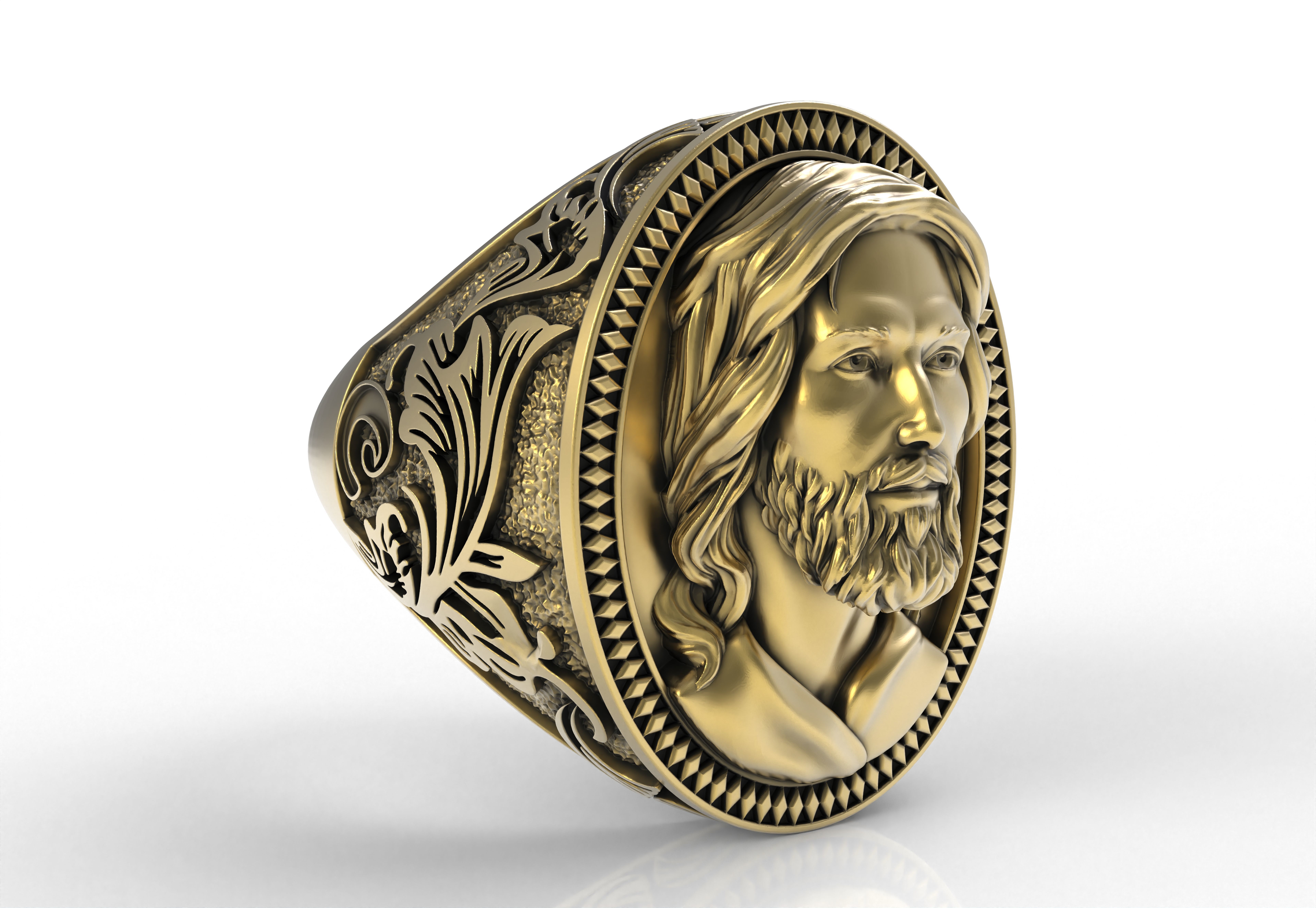 JESUS RING 3D print model_1