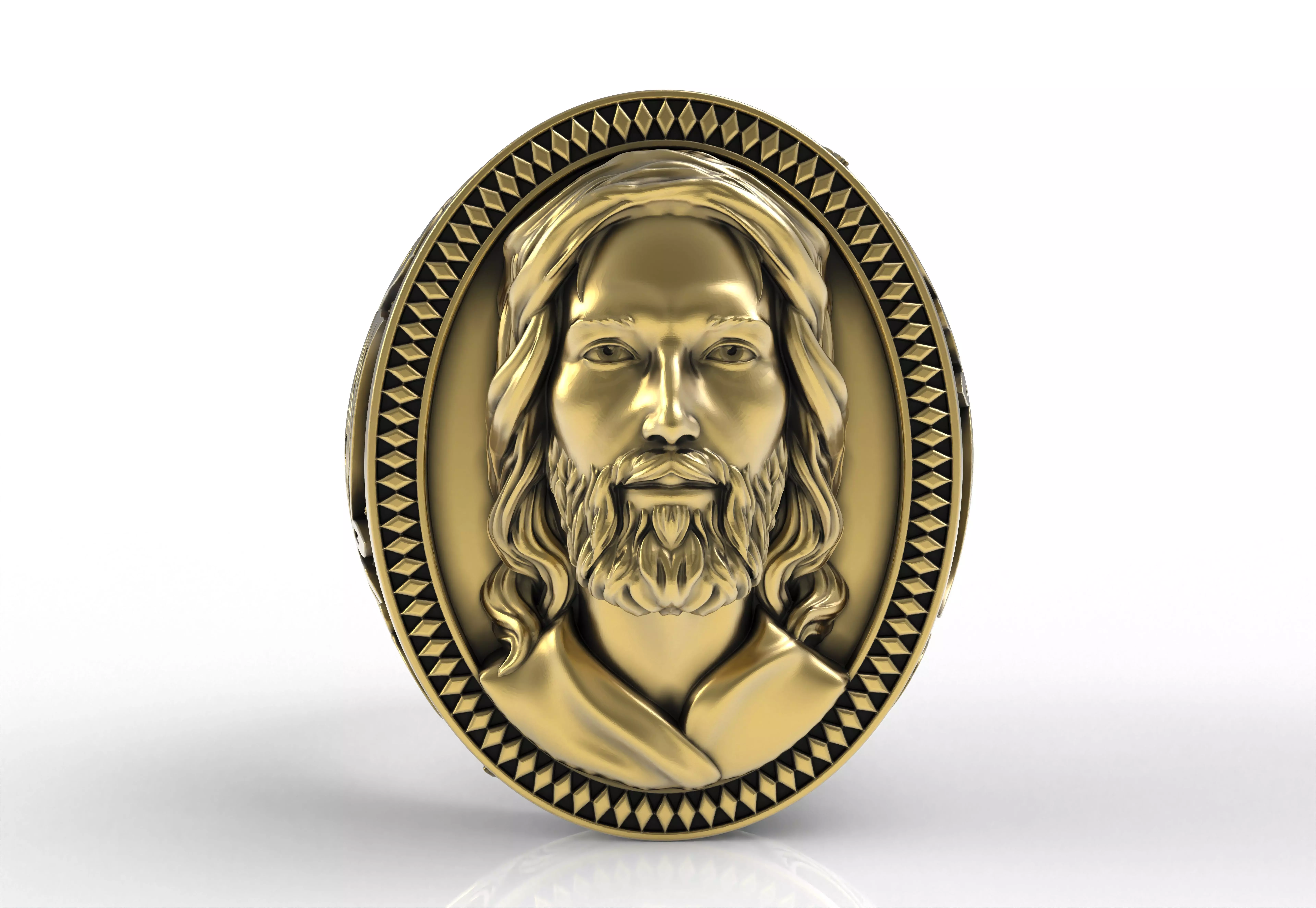 JESUS RING 3D print model_0