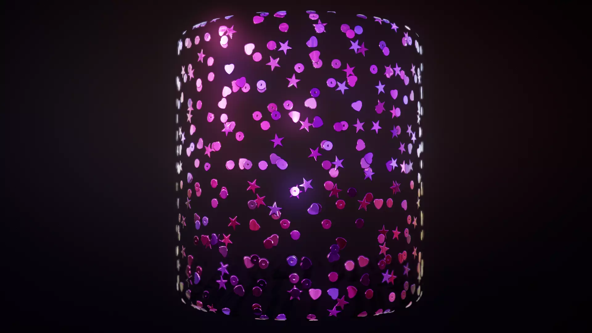 Seamless Glitter PBR material textures Texture