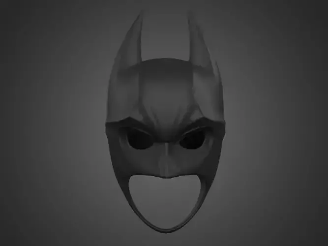 Batman mask high poly