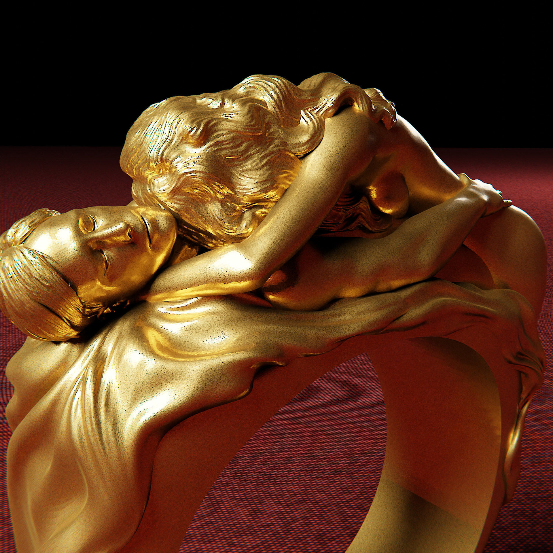 Sexual Ring - Erotic Ring- Lovers Ring 3D print model_10