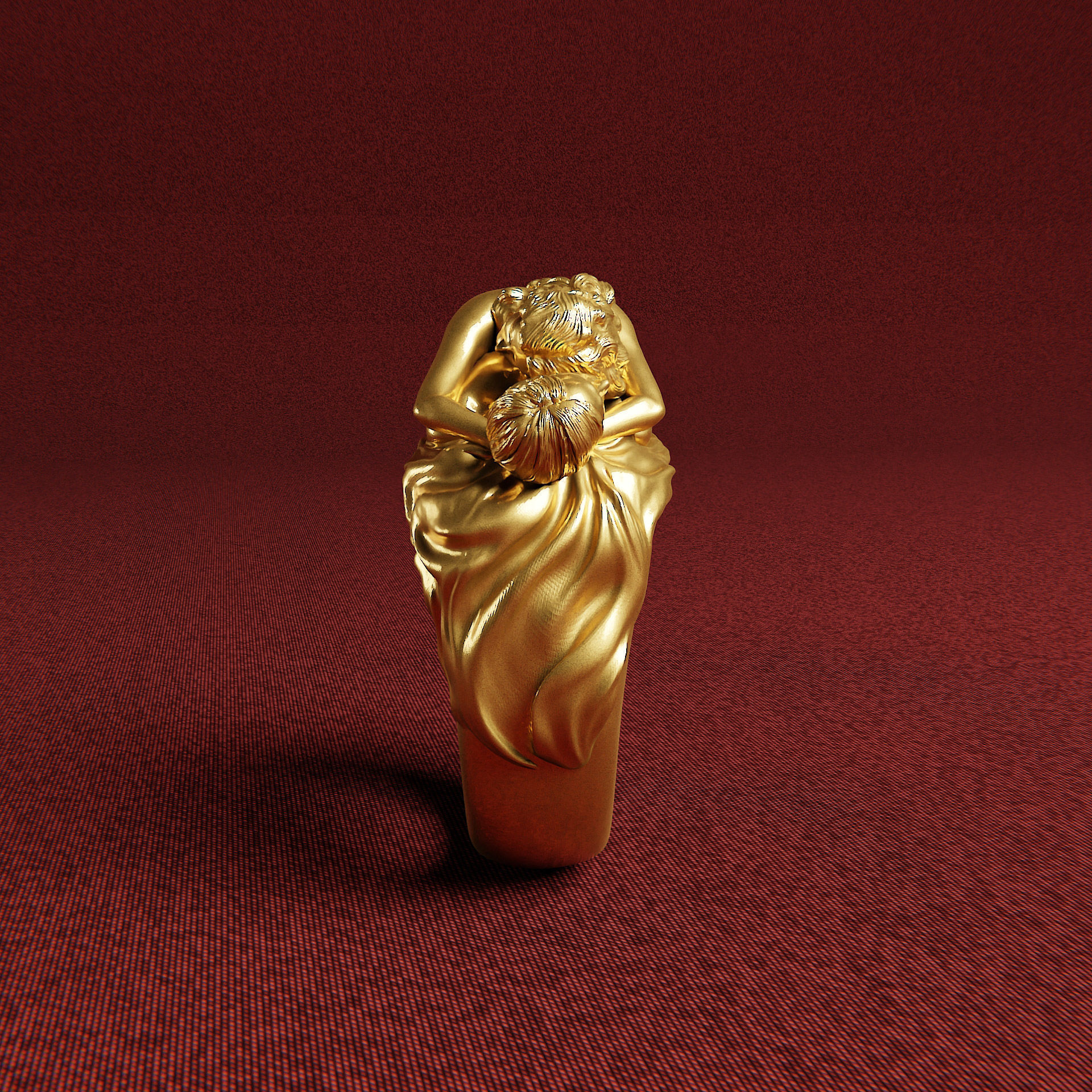 Sexual Ring - Erotic Ring- Lovers Ring 3D print model_6