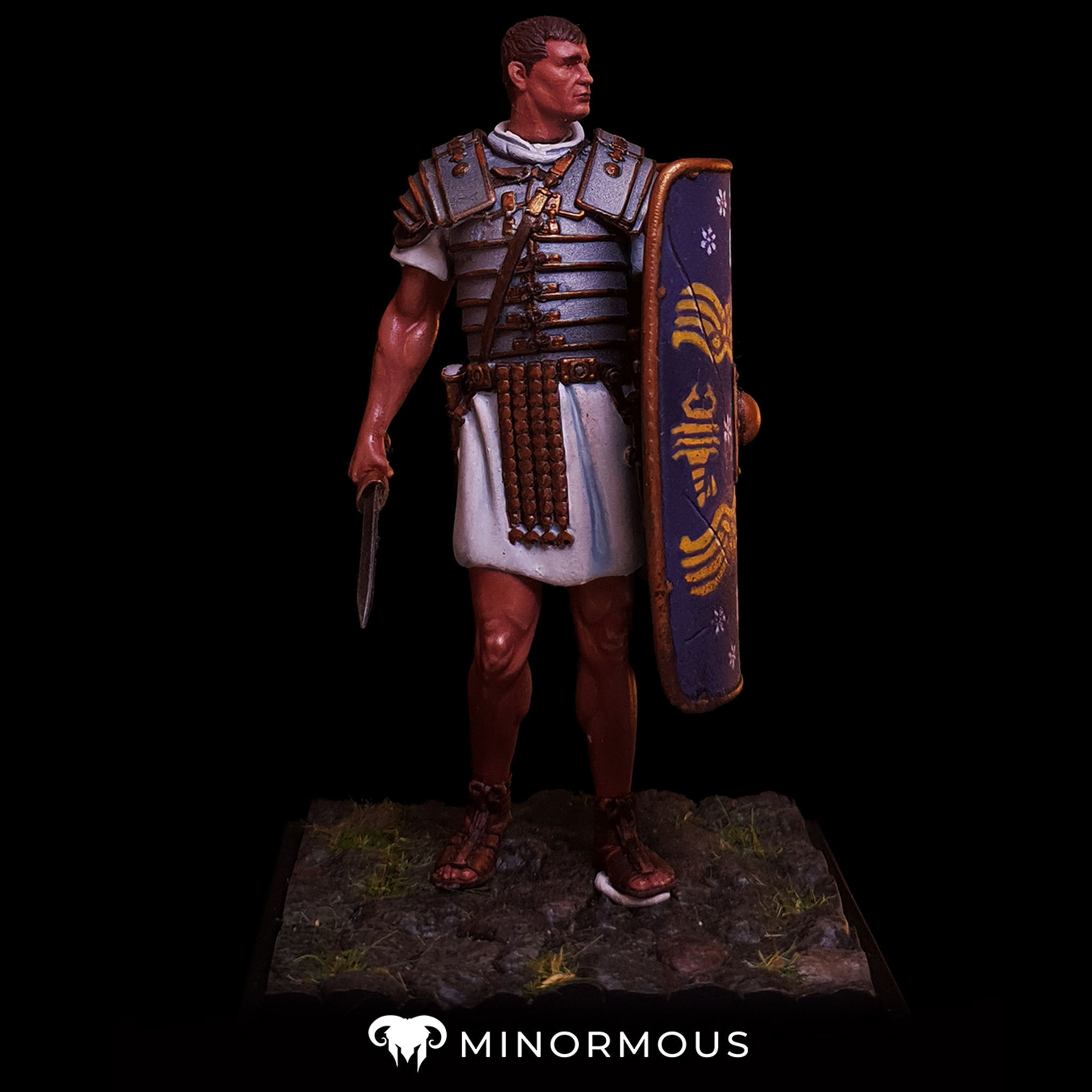 Figure - Roman Praetorian Guard 1st-2nd CAD ready for the games 3D print model_1