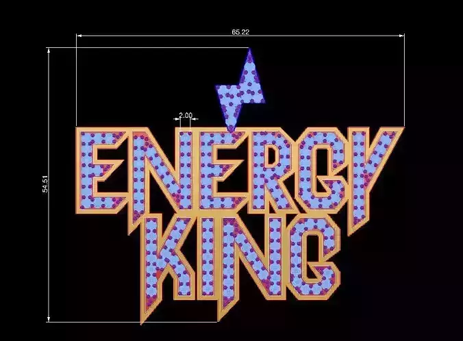 energy king necklace