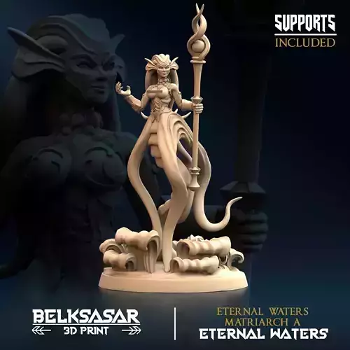 Eternal Waters Matriarch A Topless 3D print model Eternal Waters Matriarch A Topless 3D print model