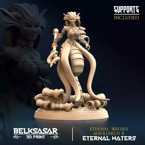 Eternal Waters Matriarch B 3D print model Eternal Waters Matriarch B 3D print model